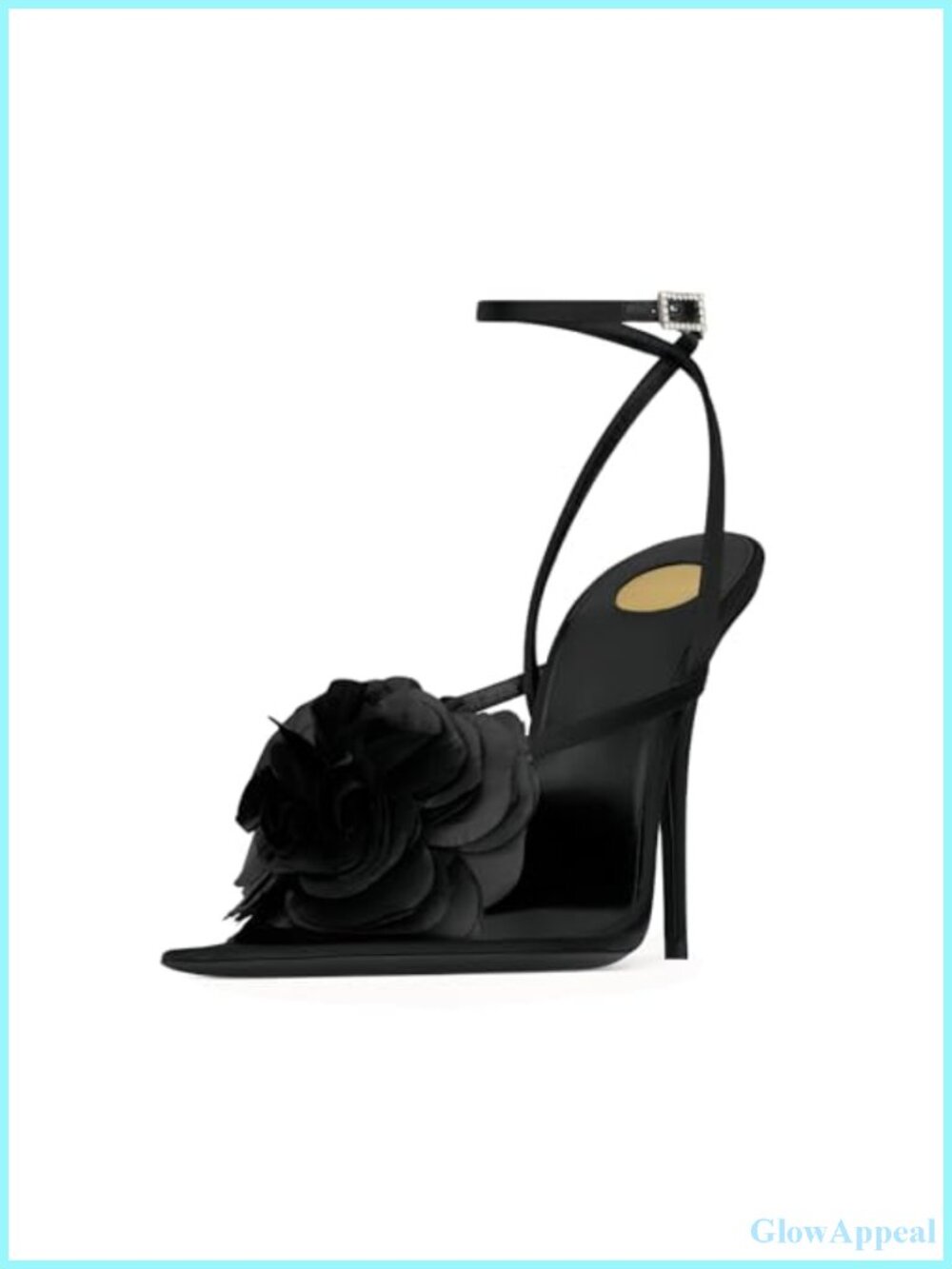 Satin High Heel Sandals Pointed Toe Thong Stiletto Heel Women